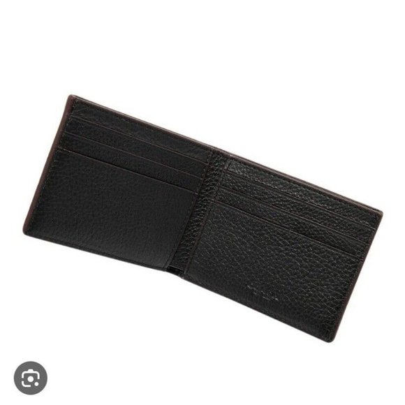 Coach Slim Billfold Wallet Black NWT 89270 PRICE FIRM - Picture 2 of 4